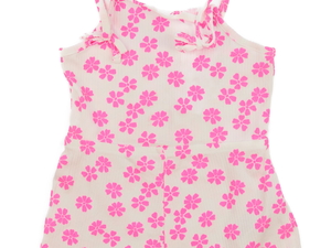 Bílý kraťasový overal s květinami Primark