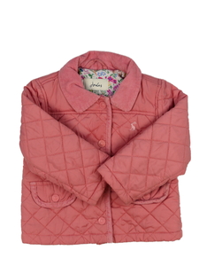 Růžová prošívaná přechodová bunda Joules 