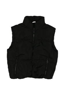 Černá prošívaná kratší  vesta