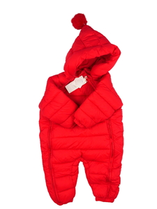 Nová červená prošívaná kombinéza 