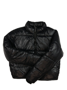 Černá prošívaná crop bunda New Look 