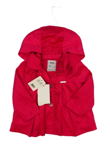 Nový sytě červený saténový kabátek Mayoral