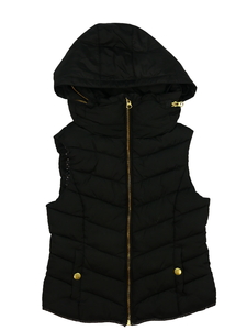 Černá prošívaná vesta Next