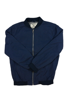 Tmavě modrá přechodová bunda 