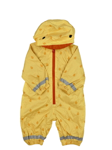 Žlutý nepromokavý overal s podšívkou 