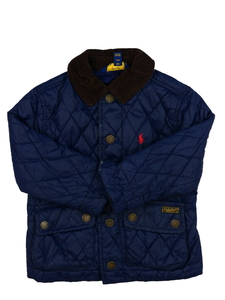 Tmavě modrá prošívaná bunda Ralph Lauren