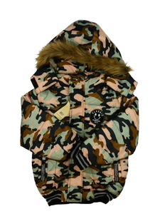 Nová světle maskáčová zimní bunda 