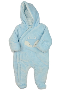 Modrý zimní overal s liškou Mothercare