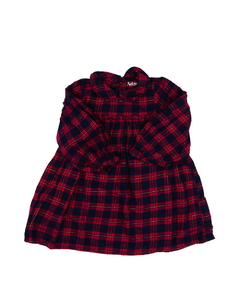 Tmavé kostkované společenské šaty Nutmeg