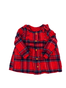 Červené košilové šaty Tu