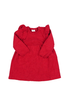 Červené teplé pletené šaty F&F