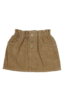 Hnědá manšestrová sukně Zara