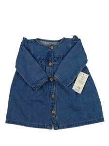 Nové modré riflové šaty s volánky F&F