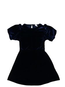 Tmavě modré hebké šaty Zara