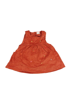 Hnědé šaty s obrázky Next