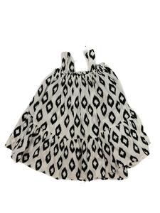 Bílé široké vzorované šaty F&F