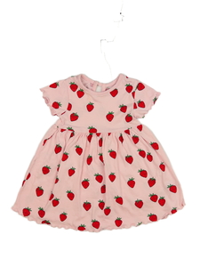 Růžové šaty s jahodami Primark 