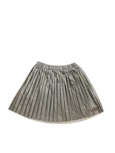 Stříbrná nabíraná sukně Zara