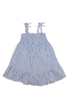 Bílo-modré pruhované letní šaty Primark 