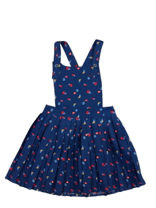 Tmavě modré šaty s beruškami Next
