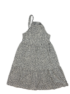 Bílé květinové volné šaty Zara