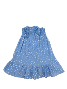 Modré vzdušné šaty s kolečky Primark