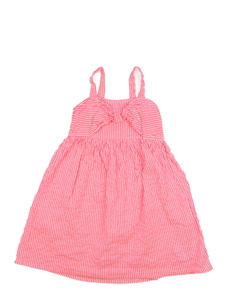 Růžové pruhované vzdušné šaty Primark 