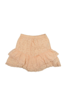 Meruňková madeirová sukně River Island 