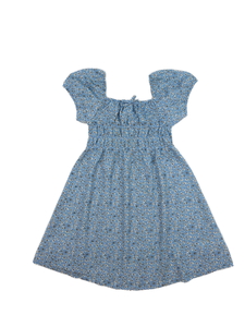 Modré květinové letní šaty Primark 