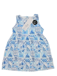 Nové modré šaty s obrázky F&F