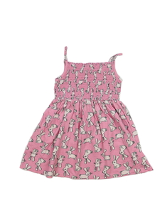 Růžové šaty se zajíčky George