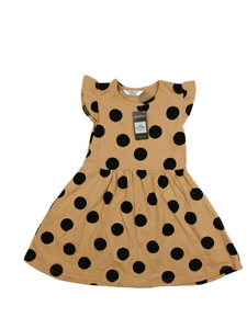 Nové hnědé šaty s kolečky Primark 