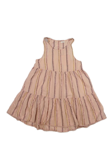 Růžové pruhované lehké šaty Next