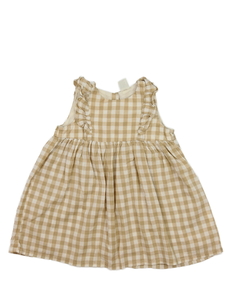Hnědo-krémové společenské šaty H&M