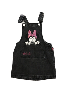 Šedé riflové šaty Minnie Disney Primark 