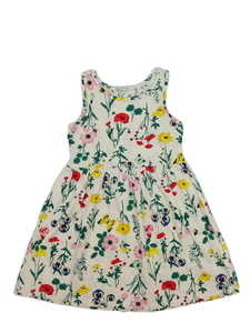 Bílé květinové šaty H&M