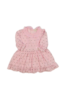 Růžové společenské šaty  Mintini Baby 