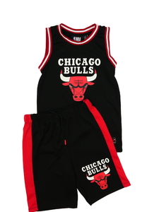 Černo-červený sportovní set NBA Primark 