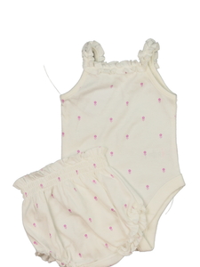 Krémový květinový set 2 ks George