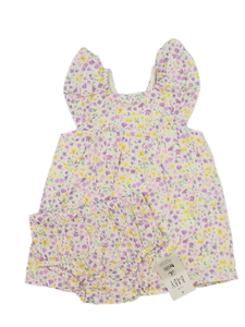 Nové bílé květinové šaty a kalhotky George