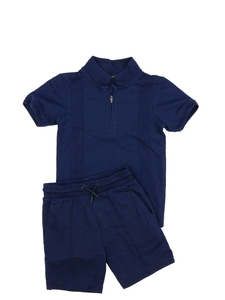 Tmavě modré triko a kraťasy George