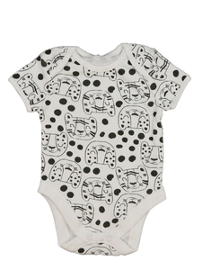 Bílé roztomilé body se zvířátkem George