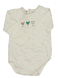 Bílé body se srdíčky Mayoral