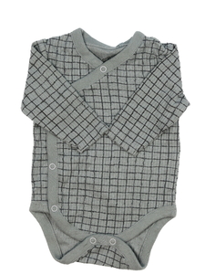 Šedé pruhované body Next