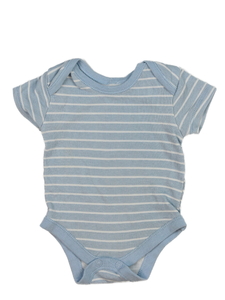 Modro-bílé pruhované body 
