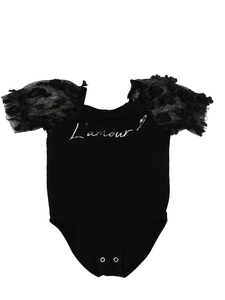 Černé zdobné body River Island 