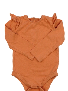 Oranžové body s volánky Tu