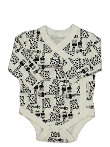 Bílé body se žirafami 2,5-3,4 kg 
