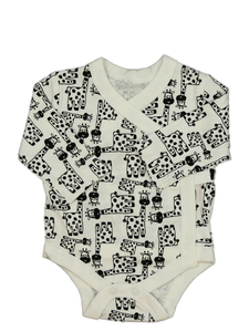Bílé body se žirafami 2,5-3,4 kg 