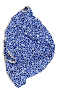 Modrý květinový klobouk George